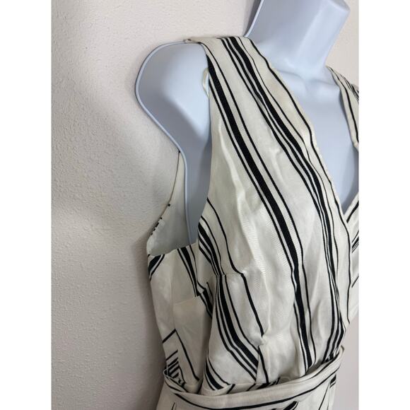 NWT Ted Baker London Striped Linen Blend Mini Dress Size 6 - Picture 11 of 13